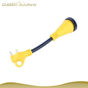 Adaptador de cable de alimentación RV 30 amperios macho a 50 amperios bloqueo giratorio hembra cámper desmontable - Imagen 1 de 7