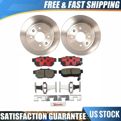 Комплект задних тормозных дисков и керамических тормозных колодок Brembo для Acura Integra 1992 1993 - Изображение 1 из 4