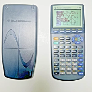 Texas Instruments TI-83 Graphing Calculator W/Cover Works Great - Picture 1 of 6