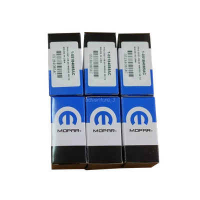 6 PCS New GENUINE MOPAR FUEL Injectors WRANGLER Challenger 3.6L 5184085AC - Image 1 of 4