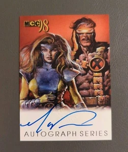 1998 Marvel Creators Collection Autograph Trading Card Mark Texiera X-Men Fleer - Picture 1 of 2