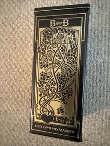 B and B Liqueur Tin Canister Benedictine Brandy Vintage Advertising Hinged Lid - Picture 1 of 6