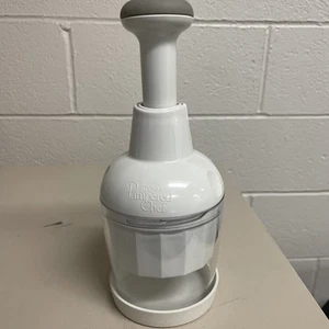 Pampered Chef Lebensmittelzerkleinerer mit Druckfunktion - Weiß - Bild 1 von 3