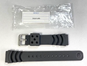 Seiko Genuine Z20 20mm Urethane Rubber Dive Strap DA3H1JRR Black OEM Japan - Picture 1 of 12