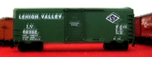 Life-Like HO Scale 40' Box Car Lehigh Valley LV #66392 - Picture 1 of 4