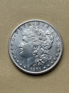 USA 1881 S San Francisco Morgan 1 Silber Dollar - Bild 1 von 2