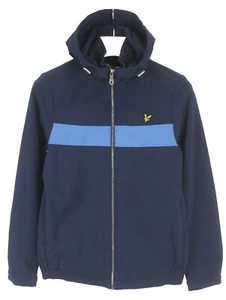 Lyle & Scott Chaqueta Hombre Pequeño sin Forro Cremallera Capucha Bolsillos Azul - Imagen 1 de 10