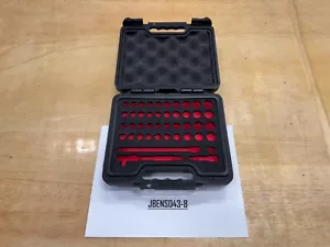 Snap-on Tools NEW 44pc 1/4" Drive General Service Set CASE & FOAM ONLY 144TMPBFR - Picture 1 of 8