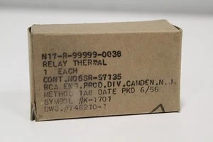 Relé térmico RCA 748210-1 NUEVO EN CAJA NT-R-99999-0038 K-1701  - Imagen 1 de 5