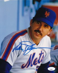 DAVEY JOHNSON Signed New York Mets 8×10 Photo (JSA Basic COA) - Picture 1 of 4