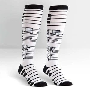 Sock It To Me Women's Knee High Socks - Footnotes (UK 3-8) - Picture 1 of 1