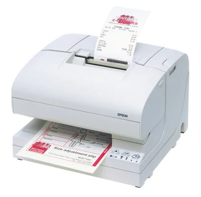 Bondrucker Apothekendrucker Epson TM-J TMJ 7500 weiss seriell parallel USB A - Bild 1 von 4