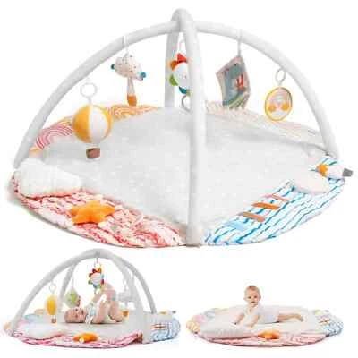 Baby to Toddler Gym Play Mat, Motor Skills Development, Activity Learning Cards - Image 1 of 4