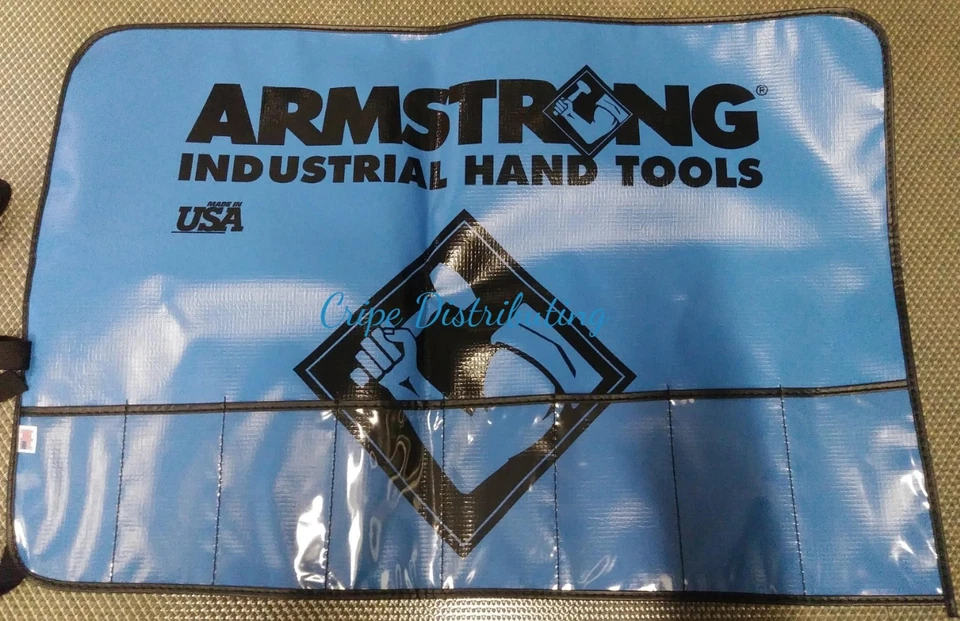Armstrong 29-415 8 Pocket Vinyl Tool Roll Pouch USA - Image 1 of 1