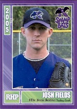 2005 Keene Swamp Bats Team Issue #22 Josh Fields Hull Georgia GA Baseball Card