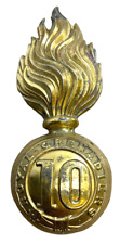 Victorian Canadian Militia 10th Royal Grenadiers Cap Badge Insignia