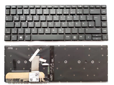 JEJO Tastatur für HP EliteBook X360 1040 G4 G5 Backlit beleuchtet Beleuchtung DE
