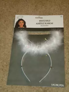 Costume Accessory, White Marabou Halo, NIP - Picture 1 of 3