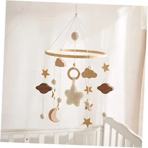 Baby Crib Mobile for Boys Girls| Boho Nursery Mobile| Gender Neutral Hand - Picture 1 of 7
