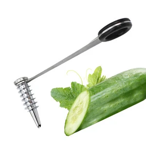 Vegetable Spiralizer Stainless Steel Zucchini Cutter Dishwasher Safe Handheld - Picture 1 of 7