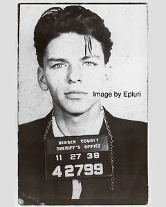 Frank Sinatra Becher Foto im Gefängnis wegen Verführung verhaftet 8 x 10 Fotodruck - Bild 1 von 1