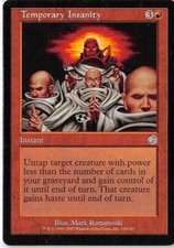 Temporary Insanity *PLAYSET* Magic MtG x4 Torment SP