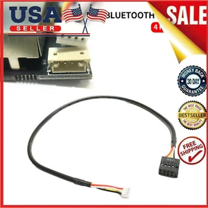 USB Cable 4Pin to 9Pin Header 31CM For BCM94360CD PCI-e Desktop Card eo - Afbeelding 1 van 7