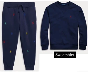 NWT, Boys POLO RALPH LAUREN Set of 2. Sweatshirt+Joggers. M(10-12). Euro 146/152 - Picture 1 of 3