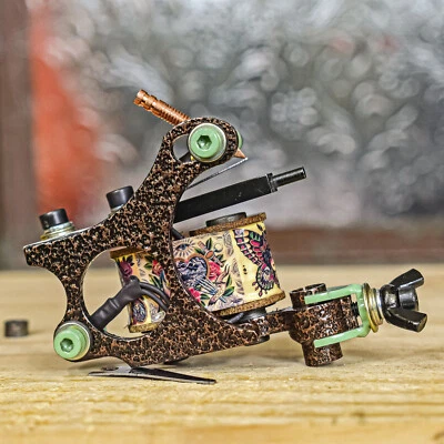 Máquina de tatuaje hecha a mano color empacker mag 5-25, funcionando 95-100 Hz @4,5 V descargada Foto 1 de 4