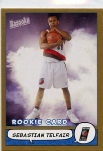 SEBASTIAN TELFAIR 2004-05 Topps Bazooka Gold Rookie Card #201 
