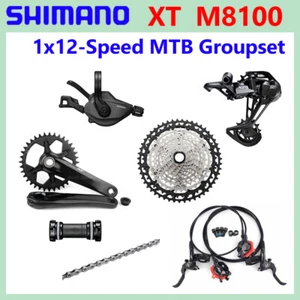 New Shimano SLX M8100 12-speed MTB Full Groupset 170MM/175MM Crank 51T Cassette - Picture 1 of 14