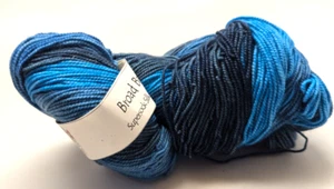 Cherry Tree Hill Supersock Seda Tonos Cambiantes Auto Rayas Moody Blues TM - Imagen 1 de 2