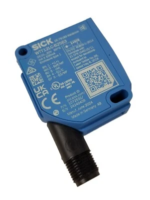 SICK WTT12LC-B2563 Photoelectric Proximity Sensor 50-3800mm Sensing Range NEW - Image 1 of 4