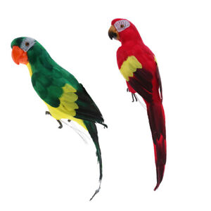 20 Stil Nachahmung Tier Harz Große Papagei Vogel Statue Hof Baum Rasen