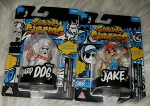 Lot of 2 NEW Subway Surfers Shorties Figurines Jake and Guard Dog SYBO Games  - Picture 1 of 3