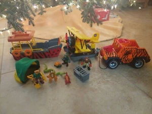 Imaginext Gorilla Mountain Jungle Seaplane Swamp Boat Jeep & MORE VERY RARE - Picture 1 of 13