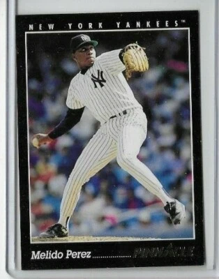 1993 Pinnacle #109 Melido Perez New York Yankees - Image 1 of 2