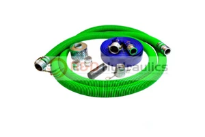 EPDM Gummi Saugschlauch | 1-1/2" x 20 FT | passend für Honda | 100 FT blau Abfluss - Bild 1 von 7