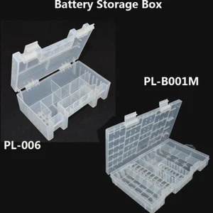 Plastic Battery Box Storage Case Holder Organizer For AA AAA C D 9V Batteries FS - Picture 1 of 15