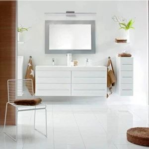 48in  LED Vanity Light for Bathroom Lighting Dimmable 46W Brushed Nickel 5000K - Picture 1 of 7