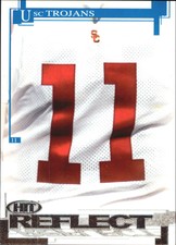2005 SAGE HIT Football Reflect Silver #R55 USC QB #11 SP (Matt Leinart)