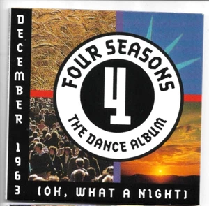 FRANKIE VALLI & the 4 SEASONS : THE DANCE ALBUM (REMASTERED CD) ⭐️ WHAT A NIGHT - Picture 1 of 3