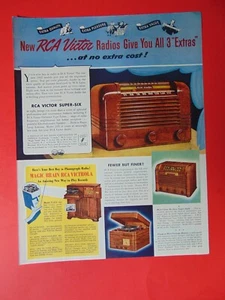 Pubblicità stampa artistica RCA VICTOR RADIO 1941 - Foto 1 di 1
