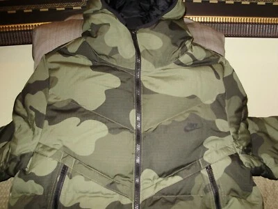 Nike Sportswear Therma-Fit DQ4935-222 Camouflage Zip Hooded Jacket Men's Large - Image 1 of 4