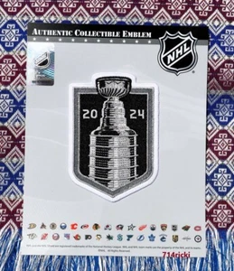 2024 Stanley Cup Final Finals Patch Edmonton Oilers vs Florida Panthers - Picture 1 of 1
