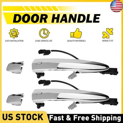 Manija de puerta exterior trasera L+R 2 piezas para Nissan LEAF Sentra Murano 2009-2018 3,5 L Foto 1 de 4