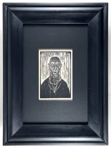 MUN-0432 Munch Edvard Original Photogravure Alter Mann First Edition 1954 Crown - Picture 1 of 7