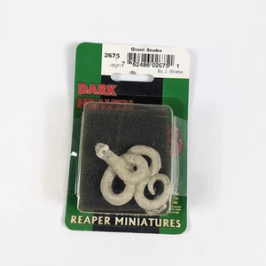 REAPER Metal Miniaturas GIANT SNAKE Monstruo NUEVO 02675 - Imagen 1 de 1