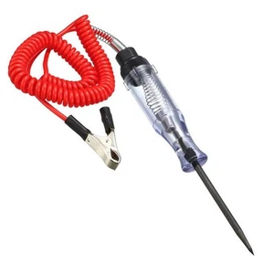6V-12V-24V DC Car Circuit Tester Light, Professional Auto Voltage Red - Picture 1 of 4