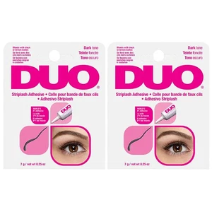 DUO Dark Tone Eyelash Glue 0.25 oz Waterproof Long-Lasting 2 Pack - Picture 1 of 6